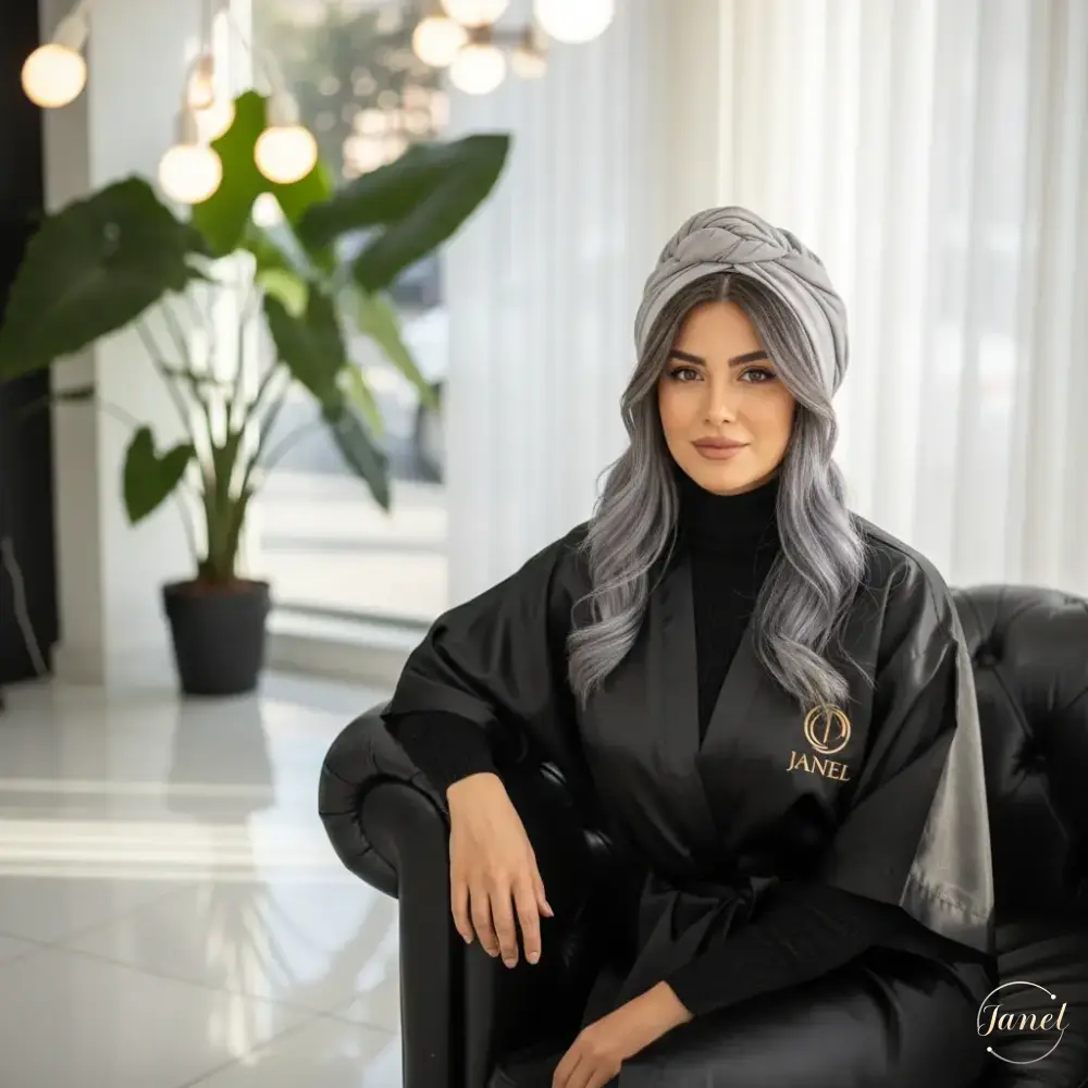 رنگ مو برای موهای سفید درمشهد