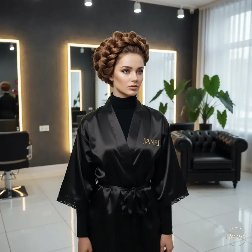 تأثیر رنگ مو در زیبایی شینیون بافت روسی