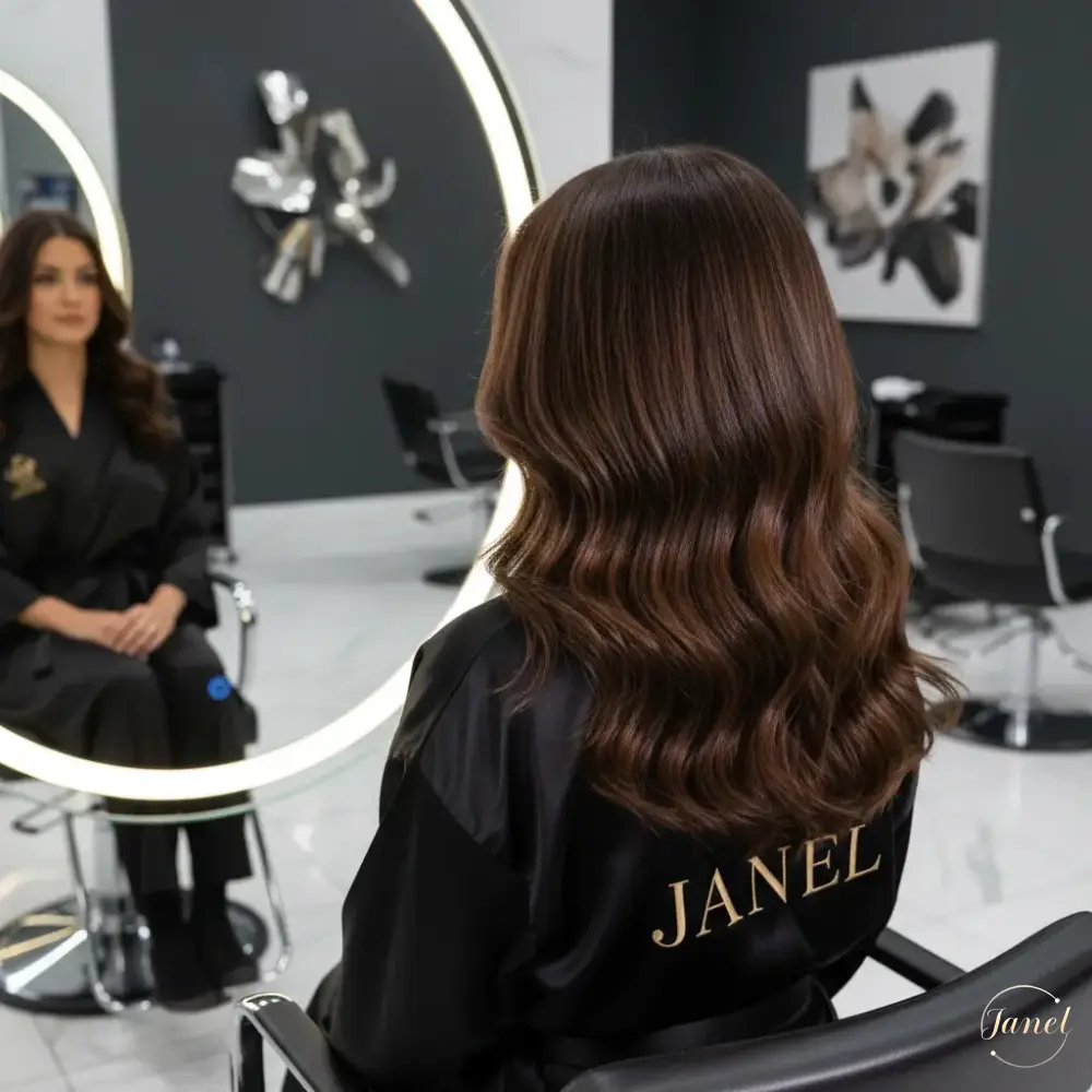 رنگ مو قهوه ای شکلاتی درمشهد