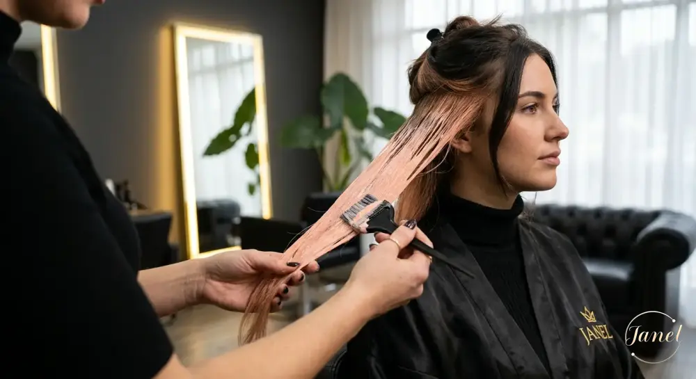 تکنیکهای اجرای رنگ موی هلویی از بالیاژ تا تمام دکلره