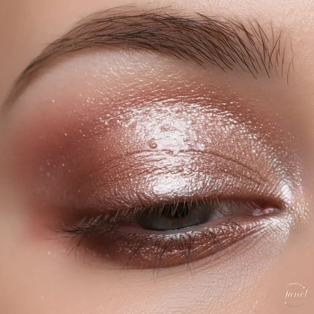 کاربرد سایههای براق در میکاپ عروس و همراه