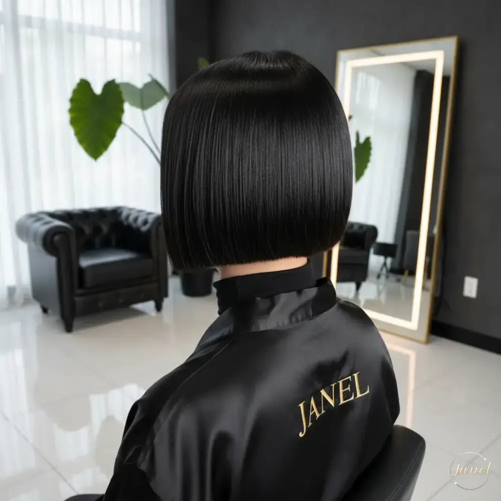 دقت خطکشی شده در کوتاهی صاف Blunt Cut دقت خطکشی شده در کوتاهی صاف Blunt Cut