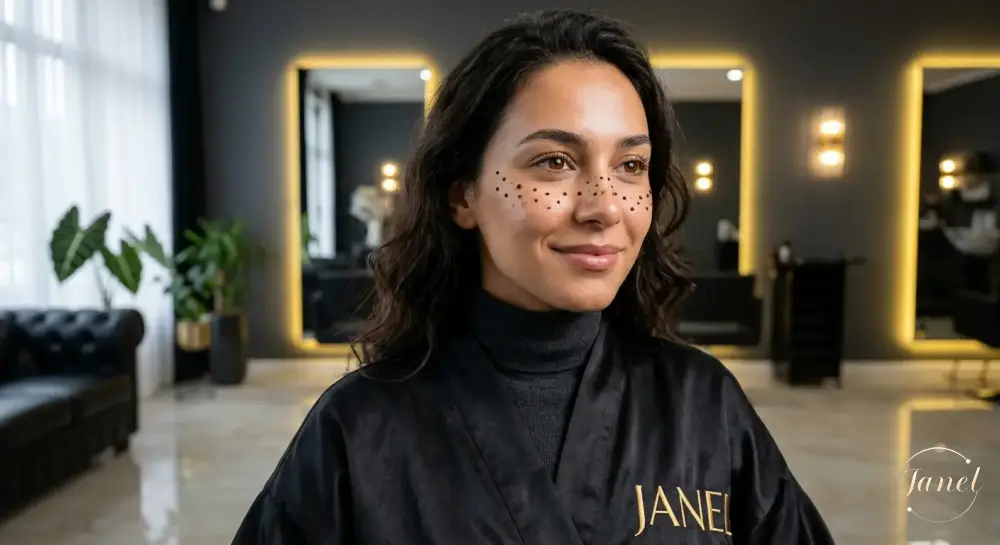 روش نیمهدائمی&nbsp;استفاده از حنا Henna Freckles