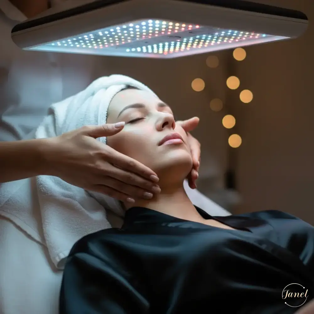 مرحله پنجم نوردرمانی LED Therapy و فینیشینگ