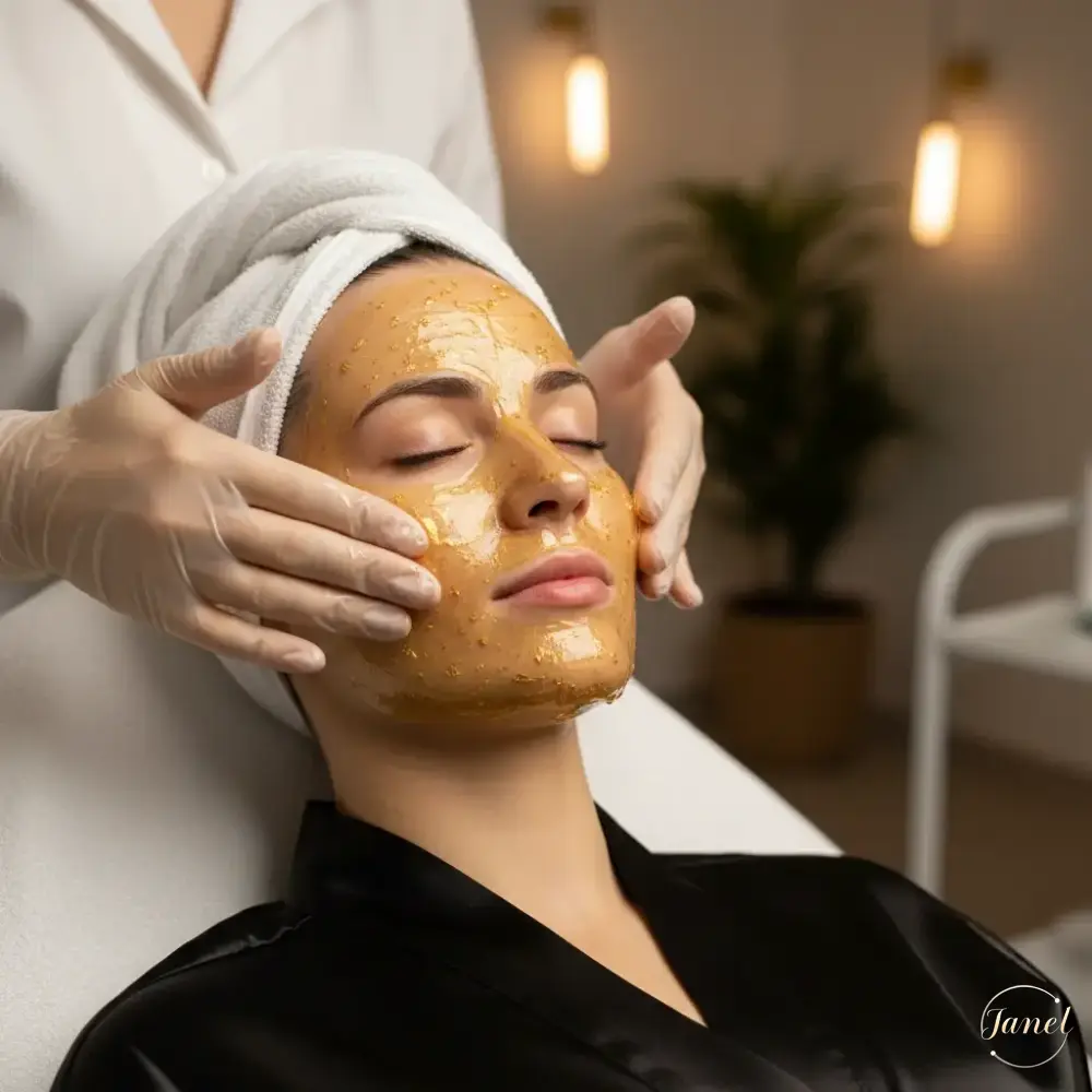 مرحل چهارمکوکتل تراپی و استفاده از ماسک های هیدرولژی و طلا