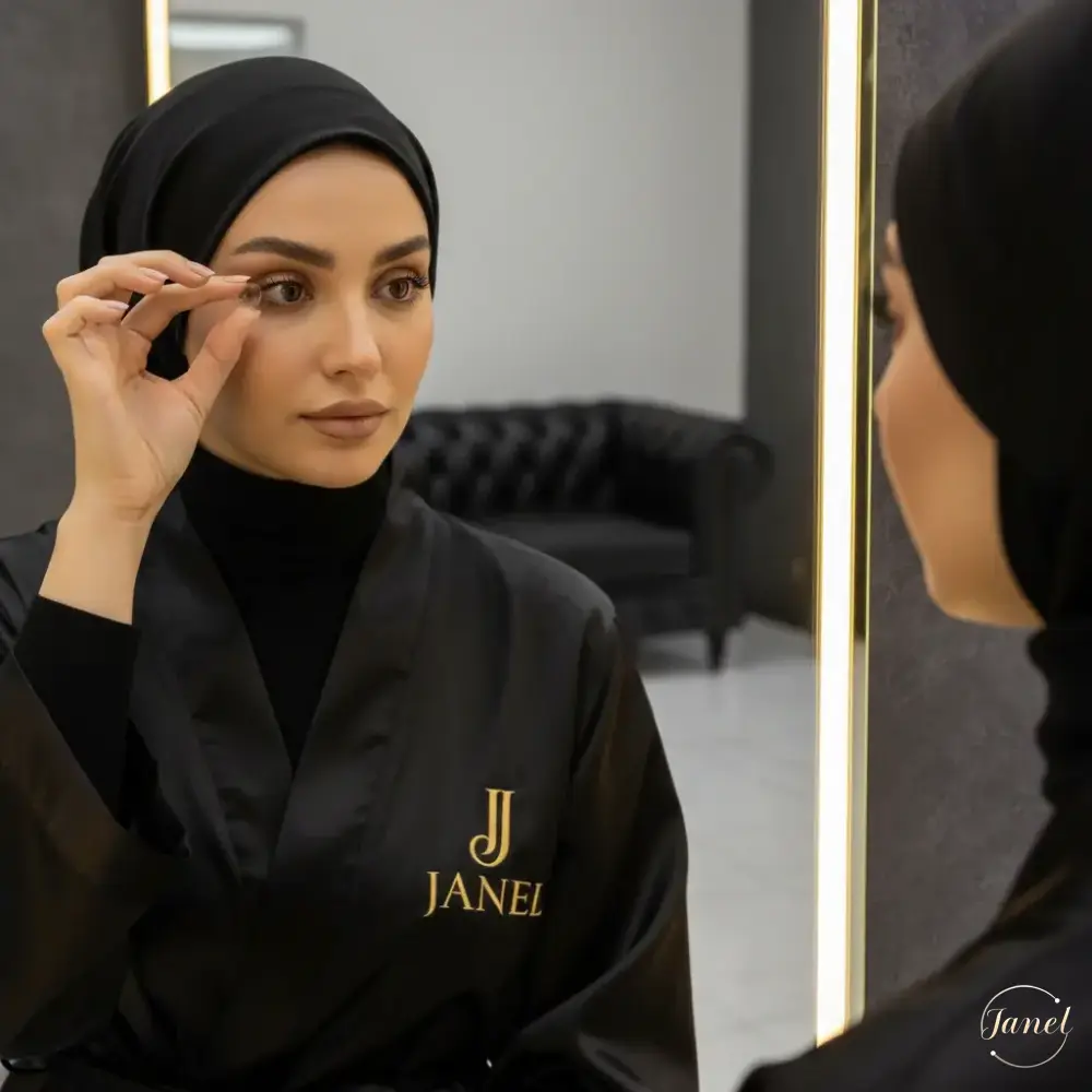 هنگام پاک کردن میکاپ اول لنز بعد شستشو هنگام پاک کردن میکاپ اول لنز بعد شستشو