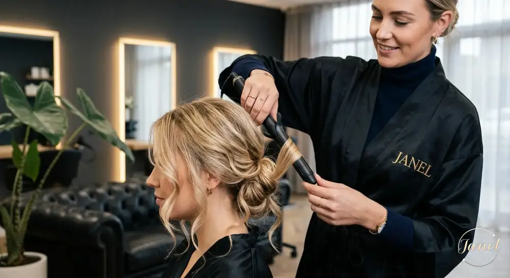 شینیون خطی Linear Chignon معماری دقیق روی موها