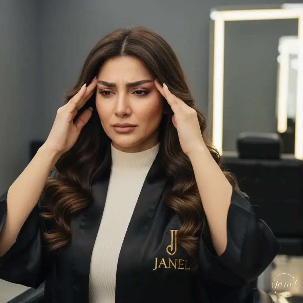 نقش وزن موها در ایجاد فشار عصبی