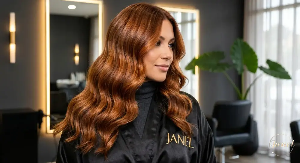 اجرای حرفهای رنگ مو در سالن جانل