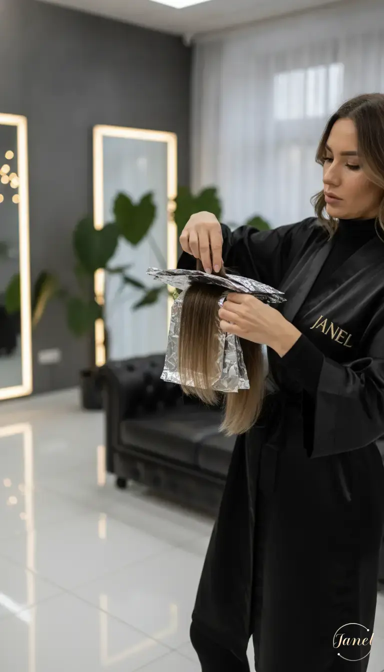 بالیاژ مو تکنیک مش فرانسوی برای زیبایی طبیعی و مدرن در مشهد