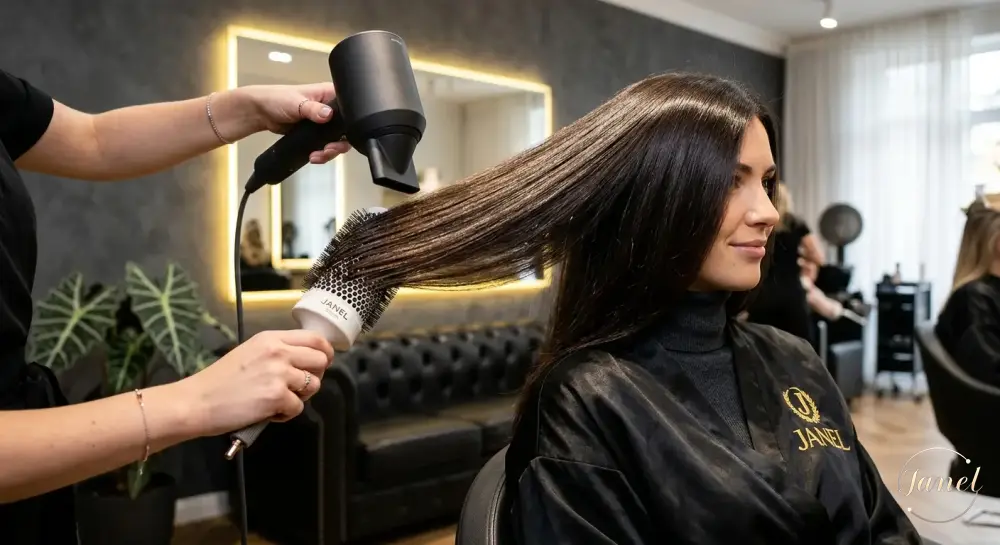 کراتین تراپی شمشیری دولبه برای صافی و درخشندگی