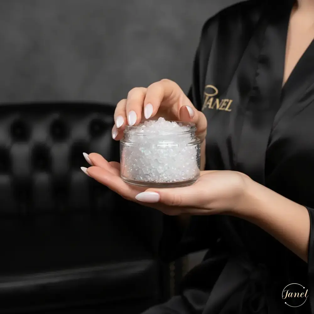 مراحل انجام اسکراب بدن در سالن جانل