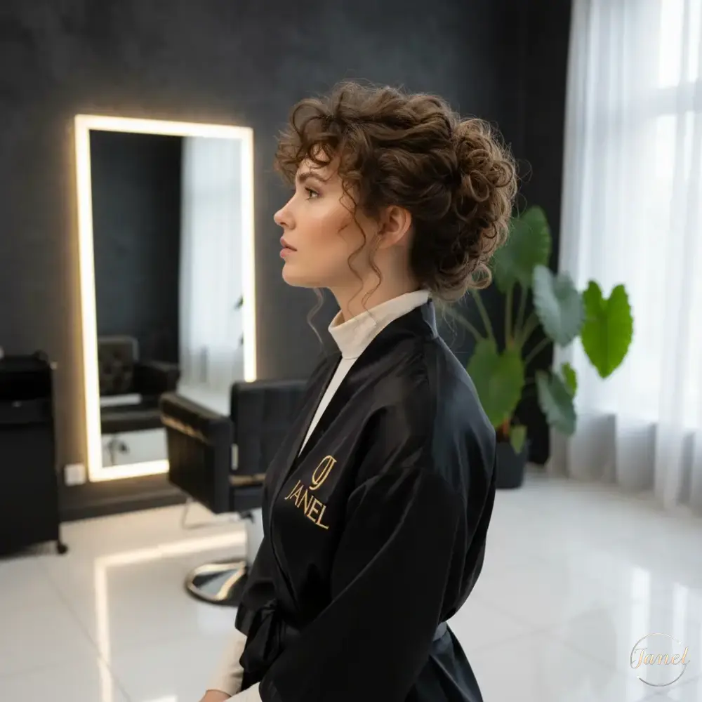 شنیون موی کوتاه در مشهد