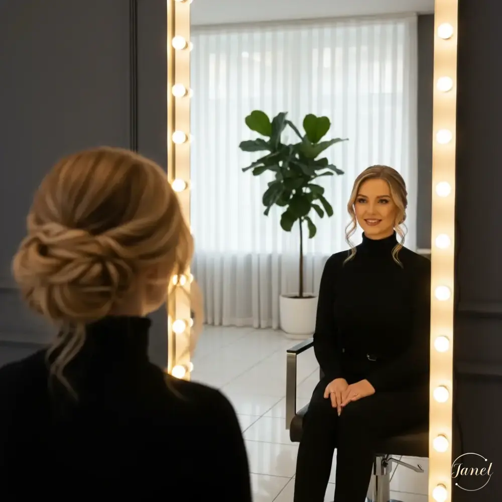 شنیون باز معماری هنرمندانه روی موهای شما