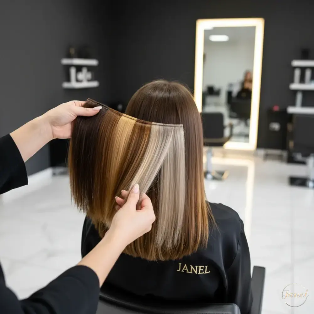 چرا تطبیق رنگ اکستنشن مو یک ضرورت است چرا تطبیق رنگ اکستنشن مو یک ضرورت است