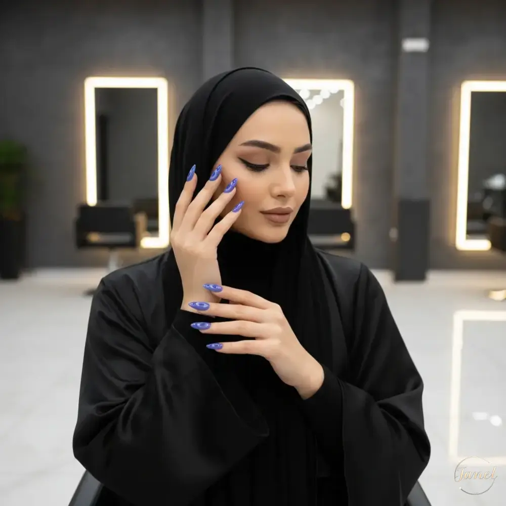 تکنیک اجرای ناخن هاله ایربراش یا اسفنج تکنیک اجرای ناخن هاله ایربراش یا اسفنج