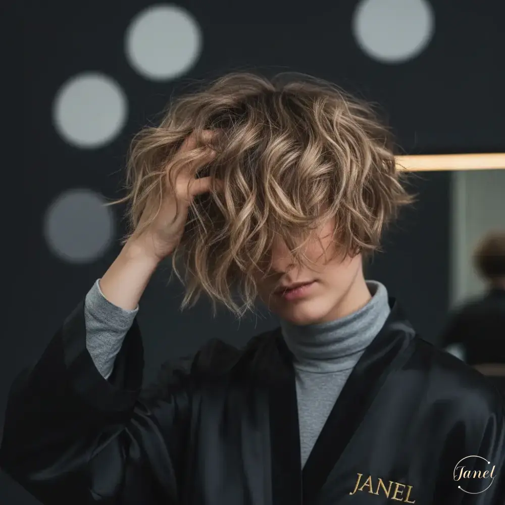 چگونه مدل موی گرگی را استایل کنیم چگونه مدل موی گرگی را استایل کنیم