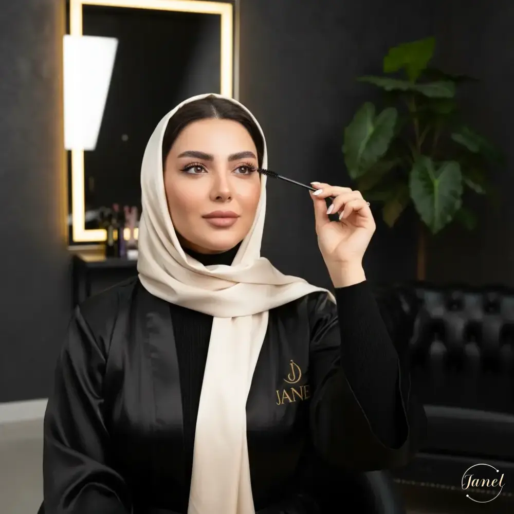 استفاده از روبالشتی ساتن و عینک خواب مخصوص