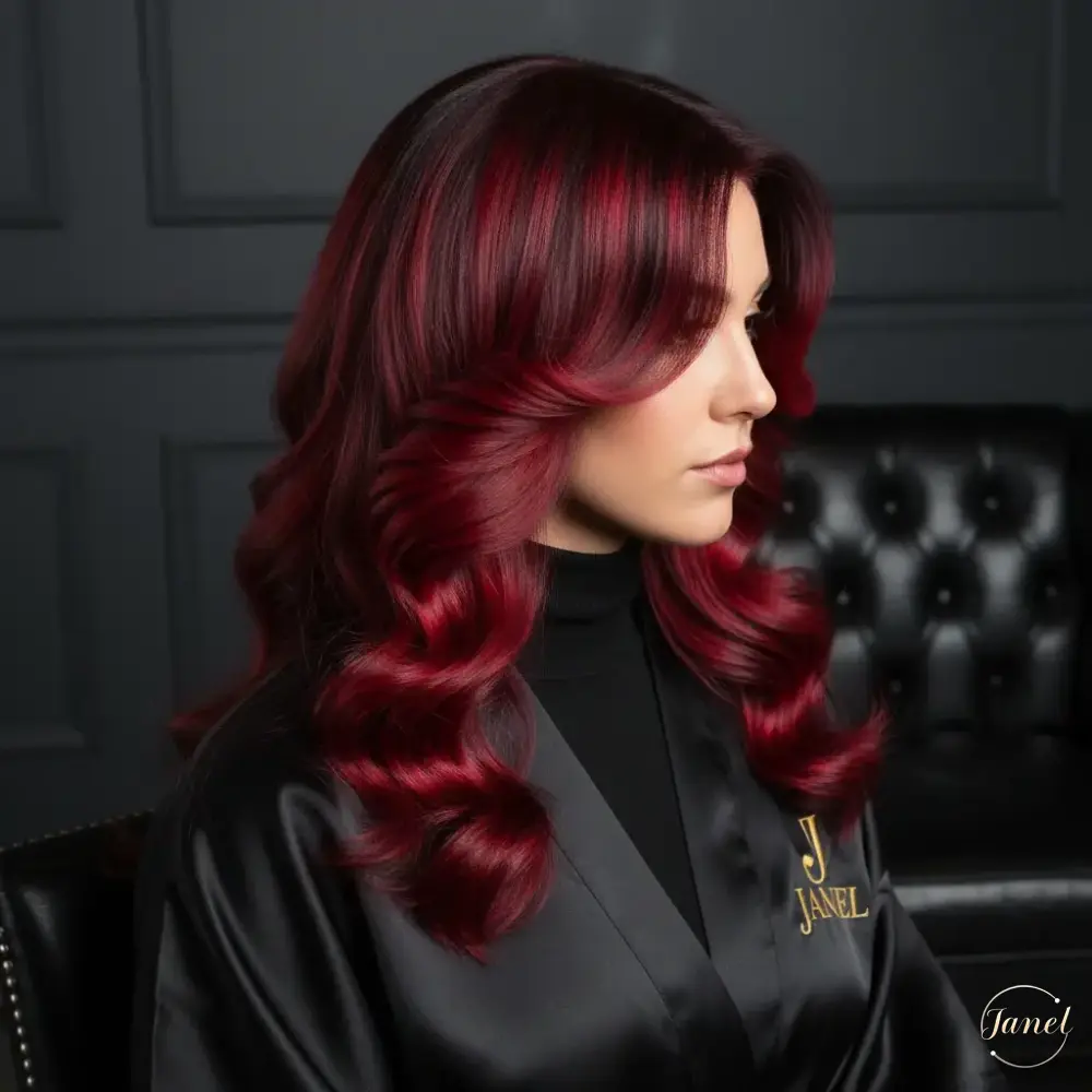 مراقبت از موهای قرمز و شرابی