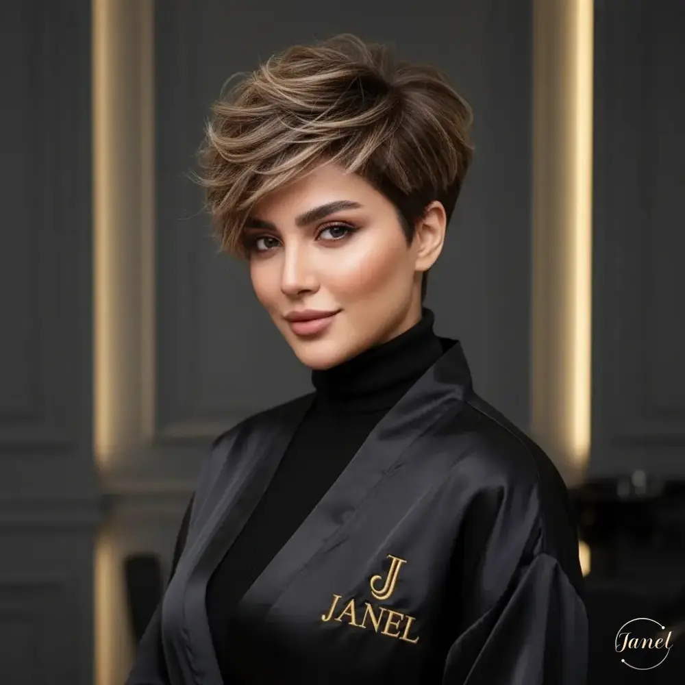 ۲ مدل موی پیکسی لایهلایه Layered Pixie