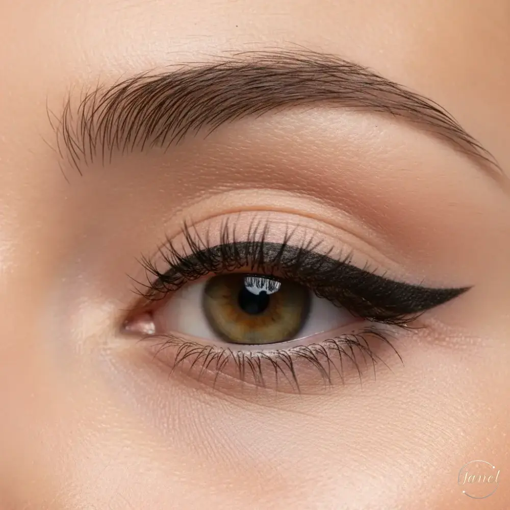 تکنیک خط چشم نامرئی و بن مژه