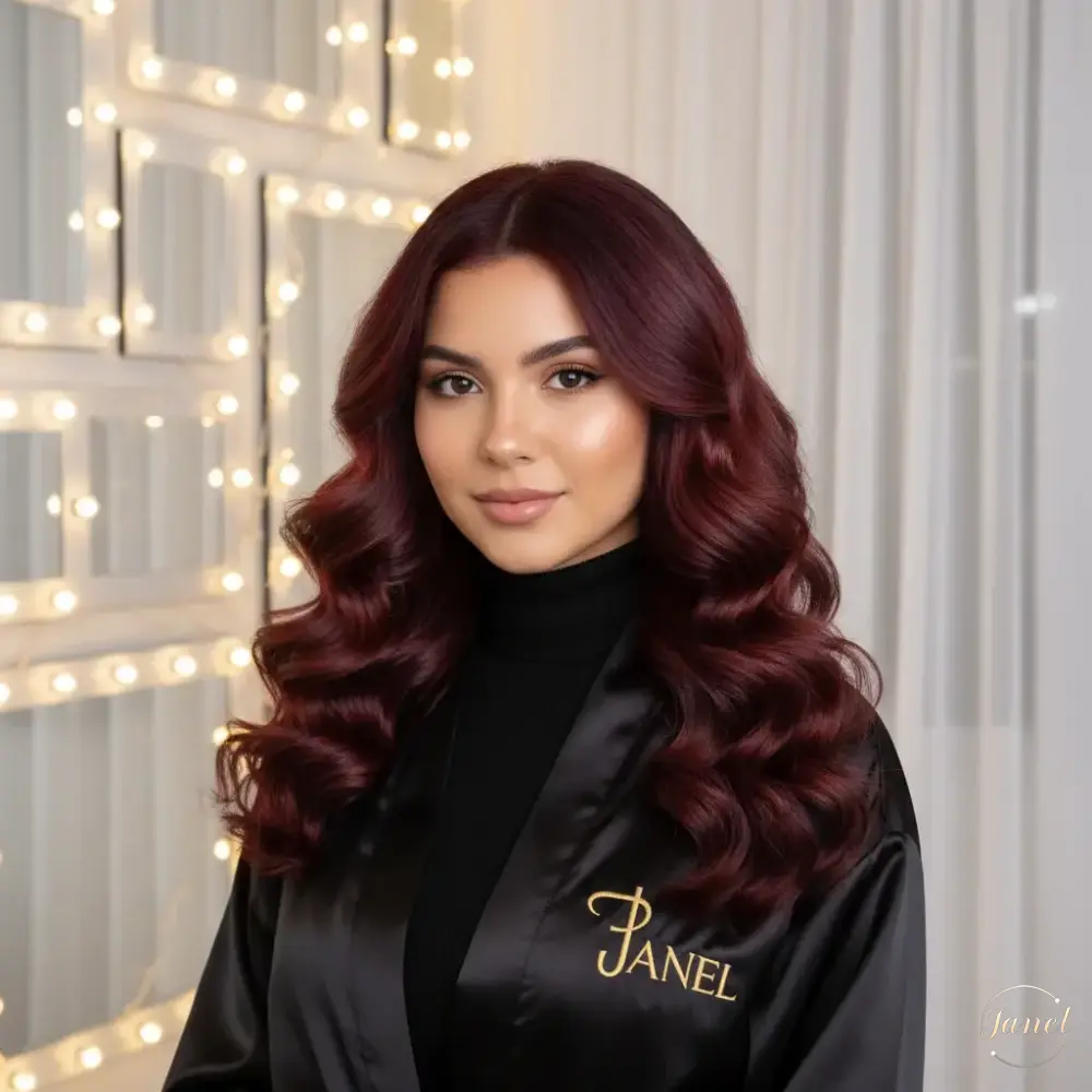 رنگ موی شرابی تیره در مشهد رنگ موی شرابی تیره در مشهد