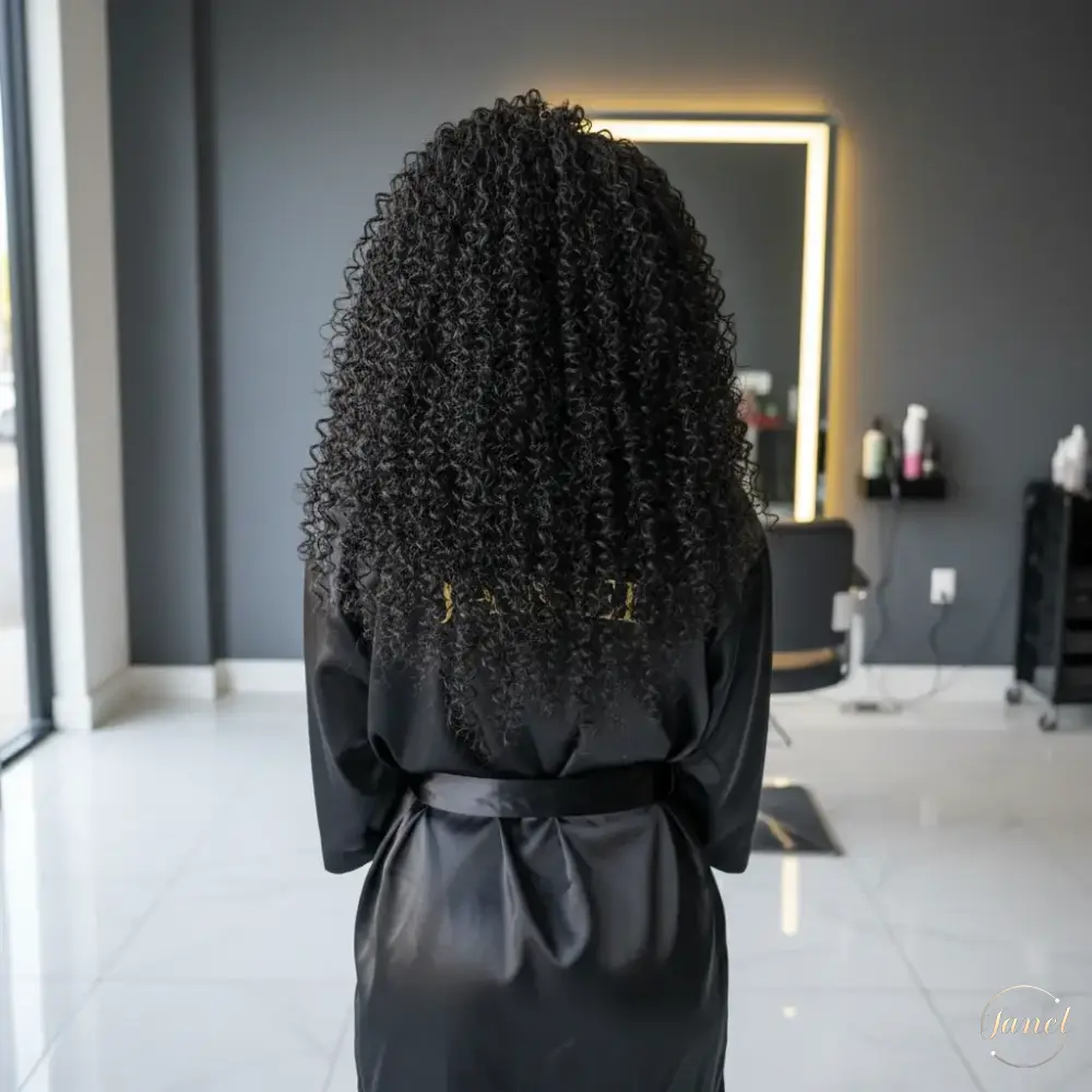 خوابیدن با موی فر اکستنشن شده