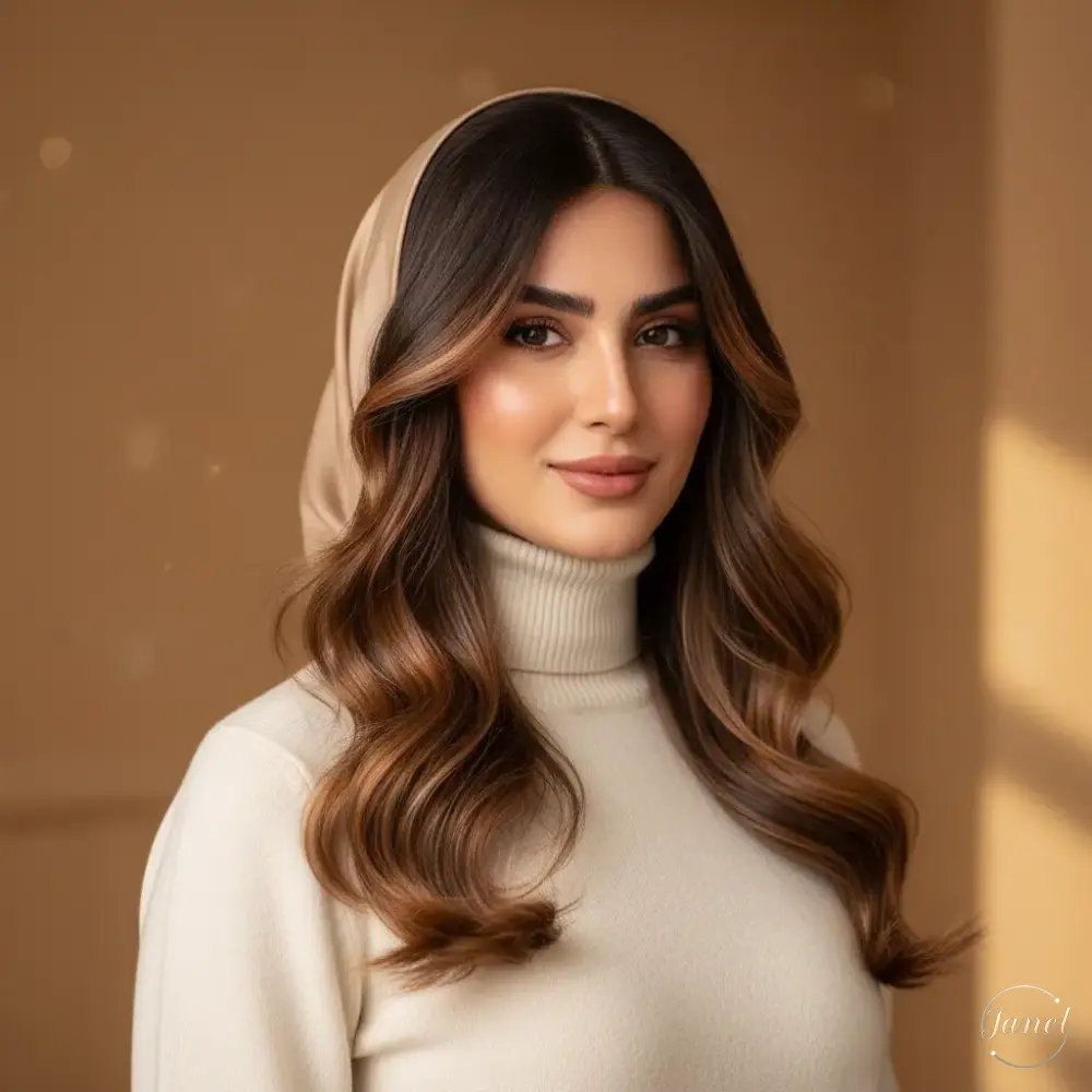نگهداری از موهای رنگ و لایت شده در سالن جانل