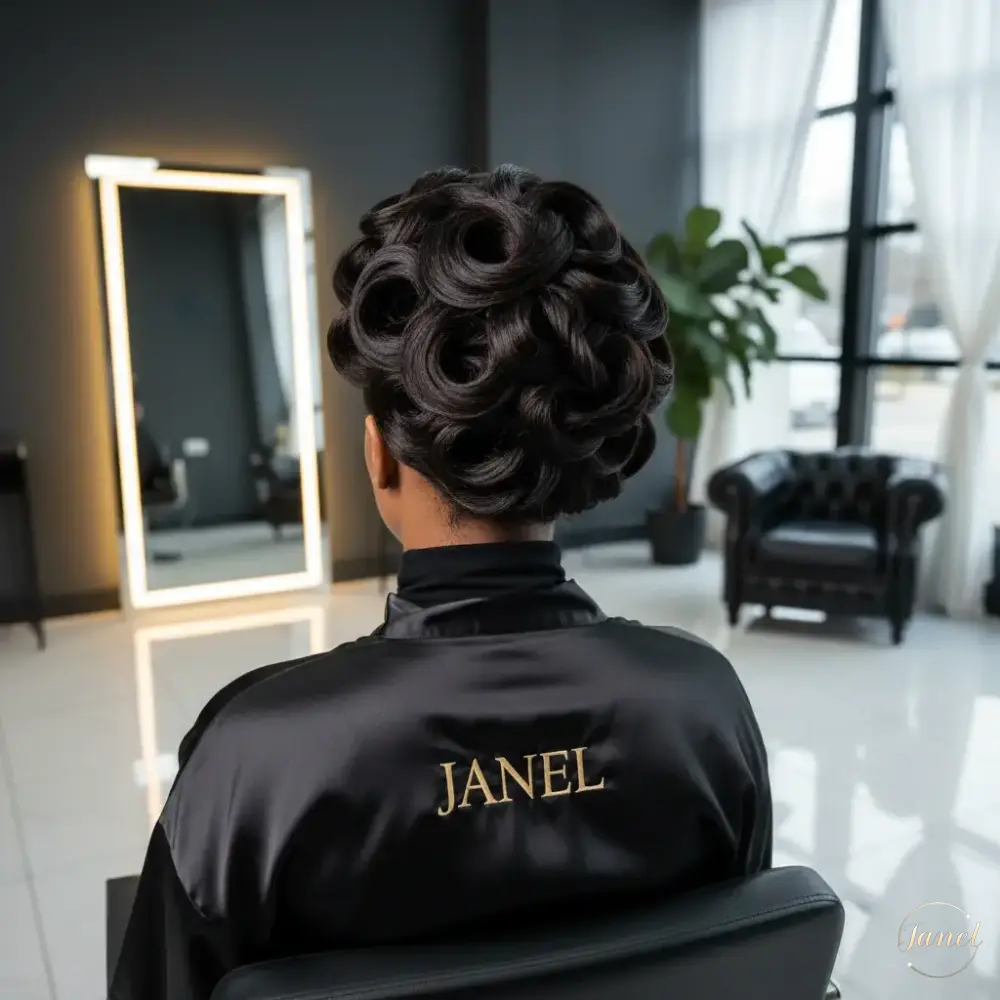 تکنیکهای مخفی کردن موهای خرد در شینیون