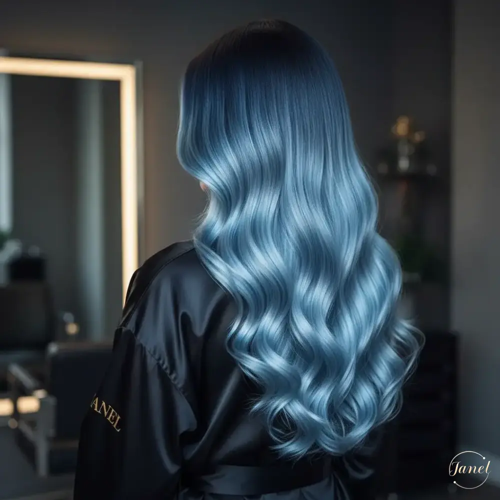 رنگ موی فانتزی روی موی تیره رنگ موی فانتزی روی موی تیره