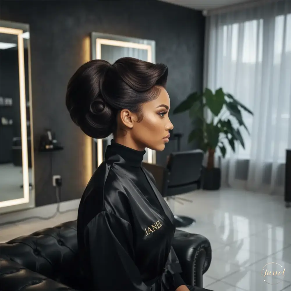 ماندگاری و راحتی شینیون با موی اضافه