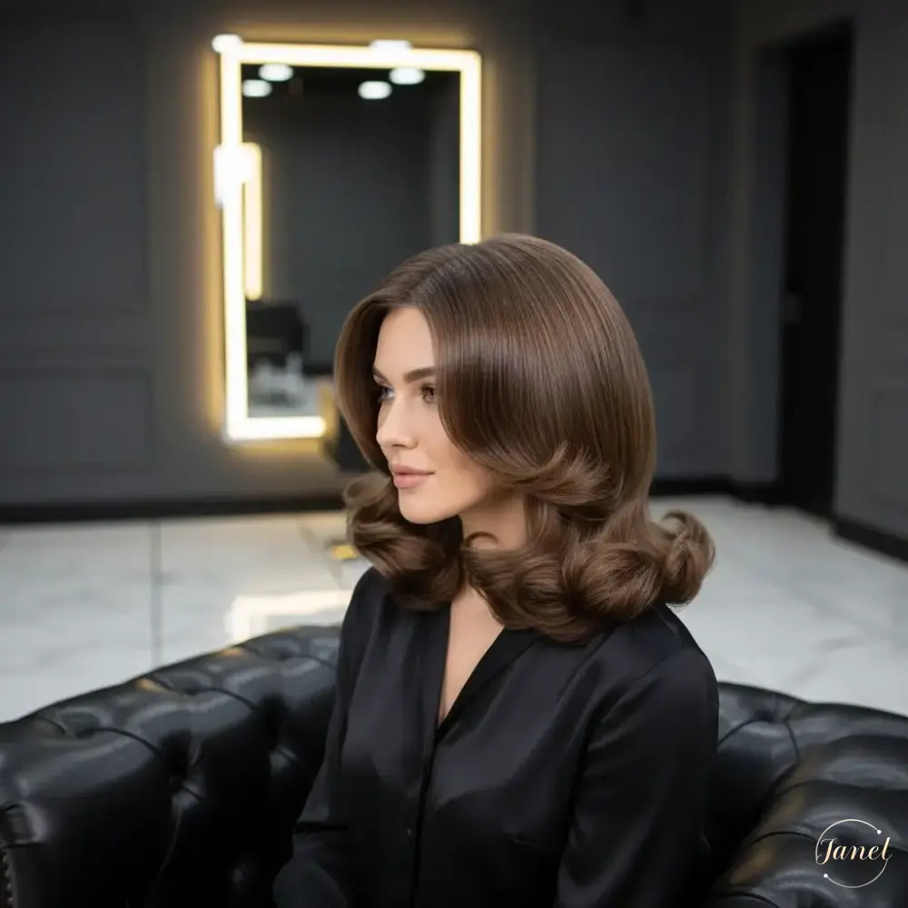 چرا مدل صدفی برای موهای رنگ شده عالی است