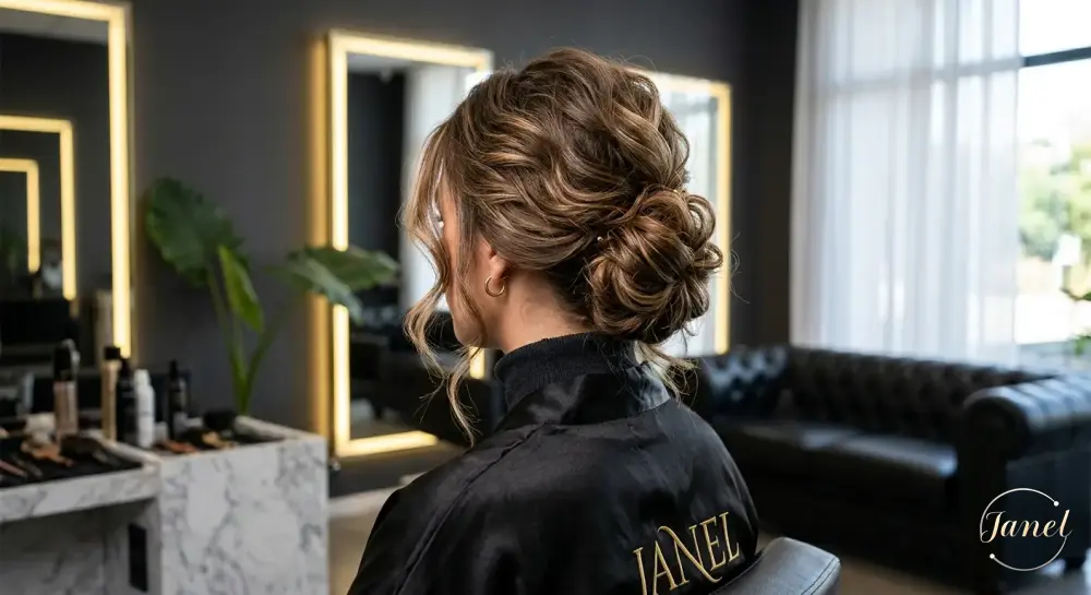 ۵ شینیون گوجهای شل و پایین Messy Low Bun