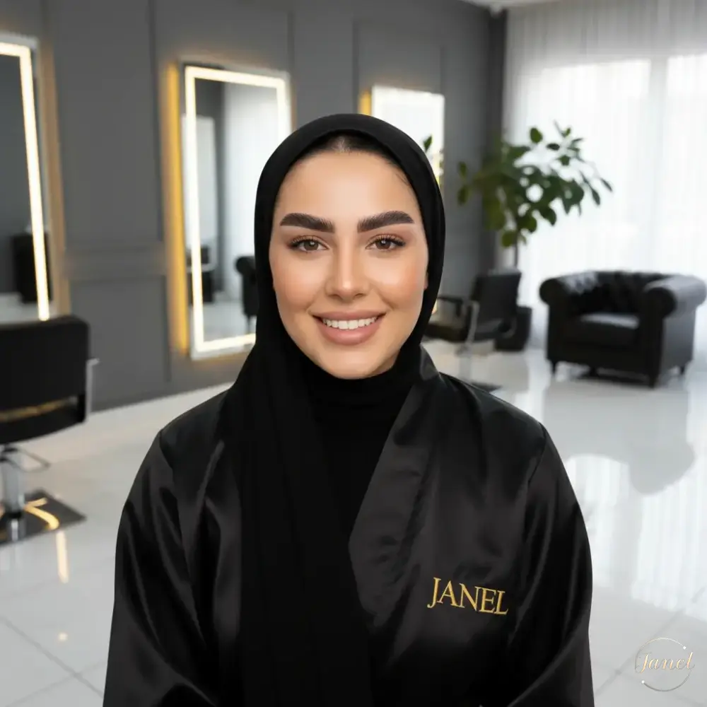 اصلاح ابروهای دودی با نارنجی