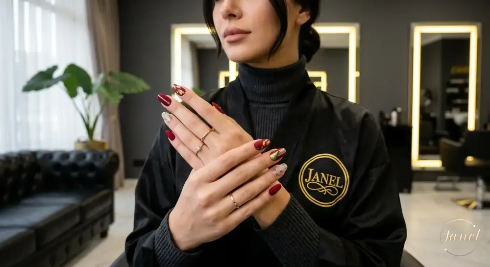 طراحی ناخن شیک و ساده درمشهد