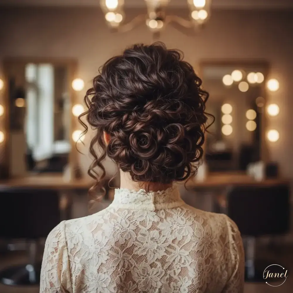 شنیون موی فر شنیون موی فر