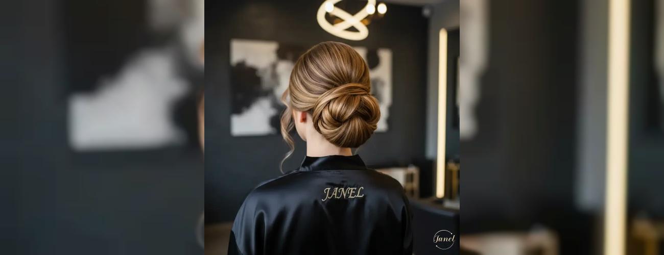 شنیون کلاسیک اروپایی (جمع پایین)؛ نماد وقار و زیبایی مینیمال در مشهد