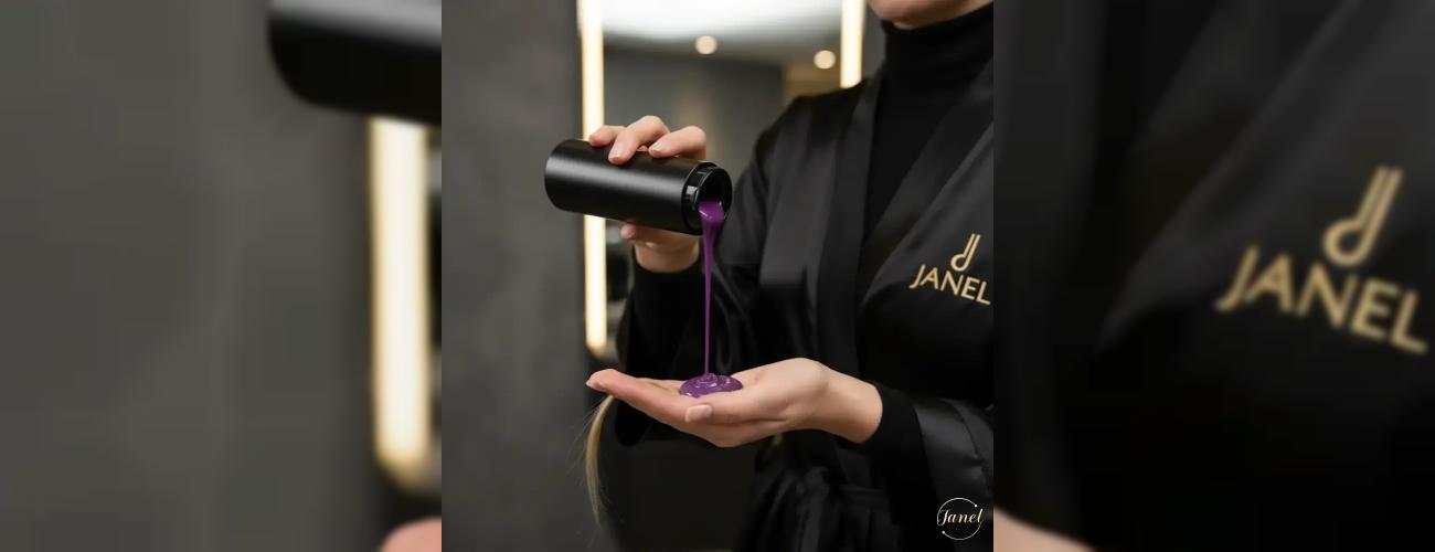 شامپو بنفش نجات‌دهنده یا مخرب؟ آموزش حرفه‌ای و طرز استفاده شامپو بنفش درمشهد (بدون تغییر رنگ)