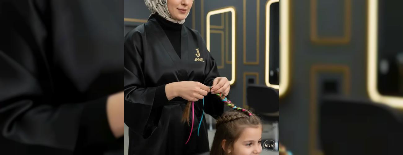 بافت مو برای کودکان در مشهد  زیبایی و آرامش در سالن زیبایی جانل