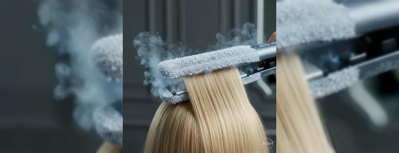 تکنیک “فروزن تراپی” (Cold Iron) اتوکشی با یخ، معجزه احیا برای موهایی که از حرارت بیزارند!