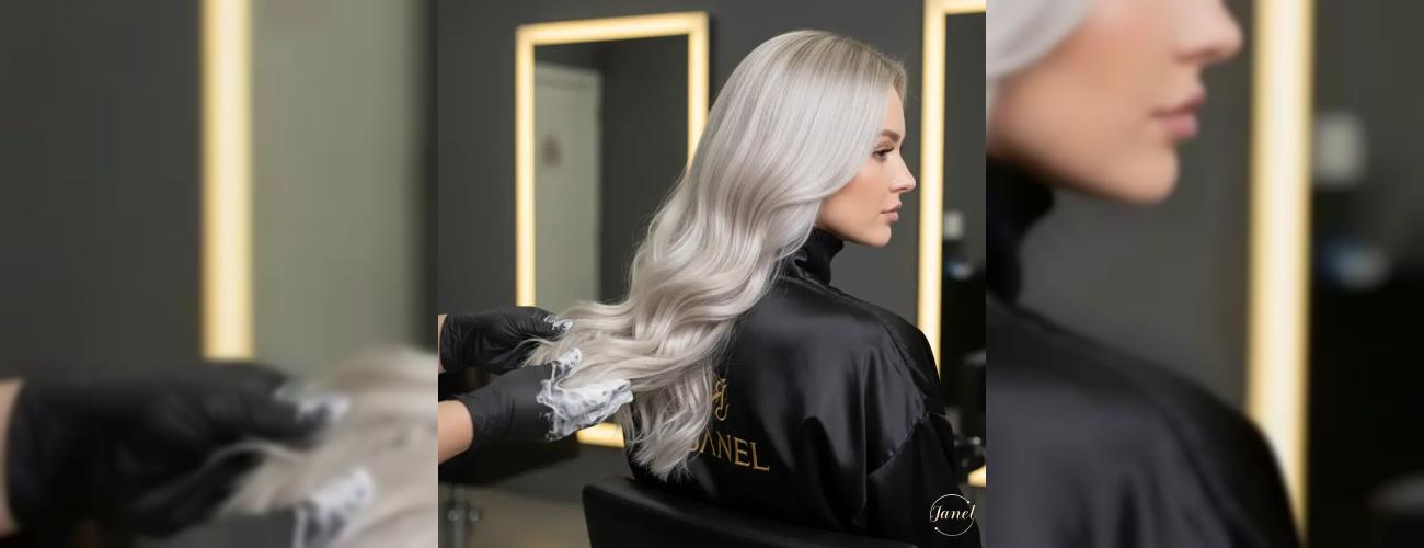 چرا رنگ موی بلوند زود پاک می‌شود؟ معجزه ماسک موی ویتامینه در تثبیت رنگ‌های یخی!