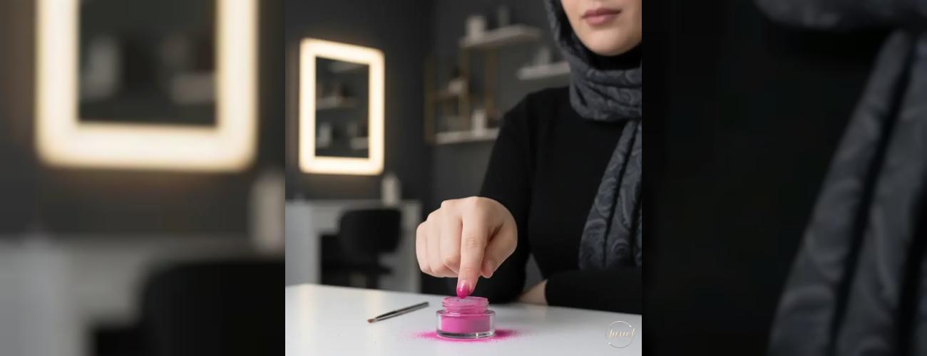 کاشت ناخن دیپ پودر (Dip Powder) زیبایی و دوام خیره‌کننده بدون اشعه 