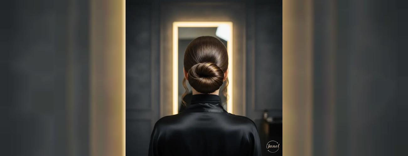 شینیون اروپایی پایین سر جدیدترین مدل مو بسته مجلسی درمشهد