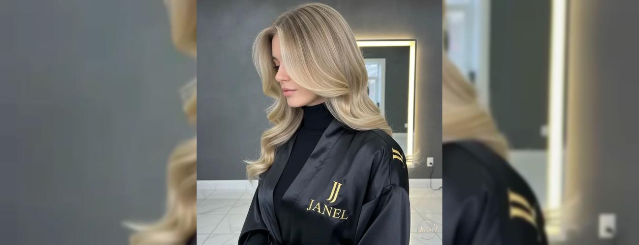 رنگ موی “شامپاینی صدفی” ترند اشرافی و رنگ سال برای درخشش بی‌نظیر عروس‌ها