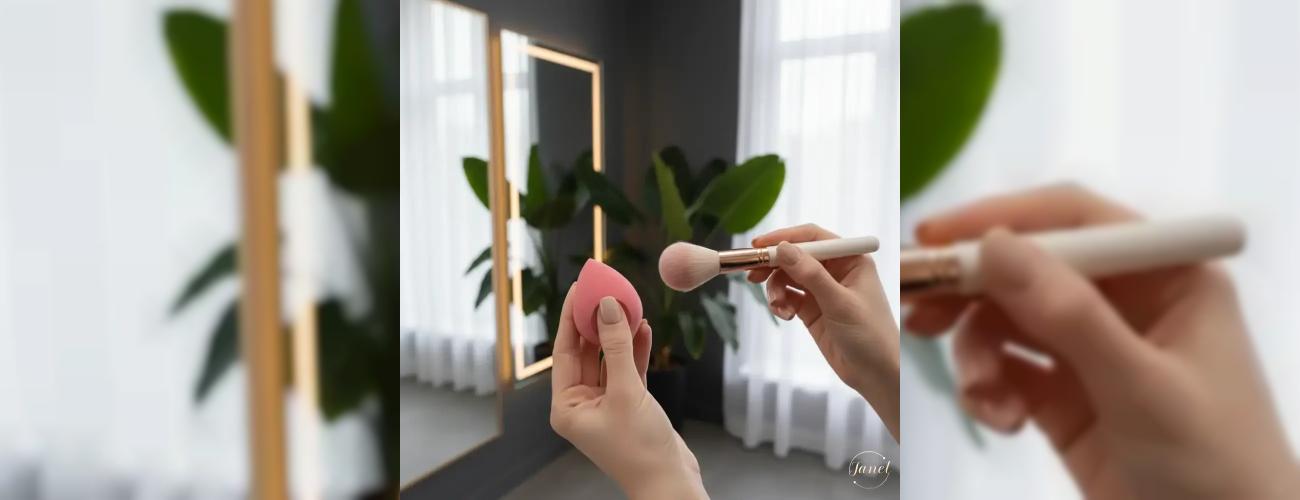 بیوتی بلندر یا براش؟ کدام یک برای زدن کرم پودر بهتر است؟ (راز مخملی شدن پوست)