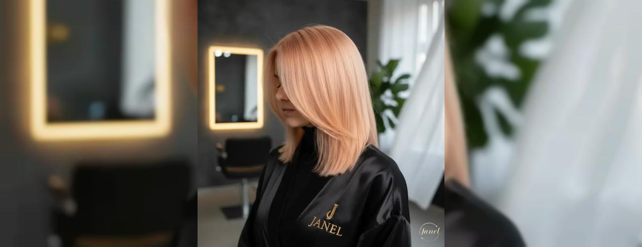 ترند جذاب رنگ موی «هلویی مخملی» (Peach Fuzz) راز زیبایی رنگ سال پنتون روی موها