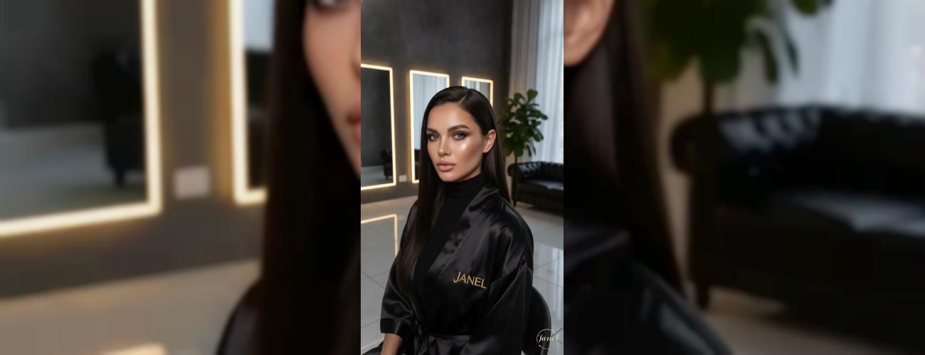 آموزش کامل تکنیک آرایش چشم خیس (Wet Eye Look) با سایه‌های کرمی براق؛ راهنمای جلوگیری از جمع‌شدگی سایه، انتخاب آی‌گلاس غیرچسبنده و هماهنگی استایل در سالن زیبایی جانل مشهد.