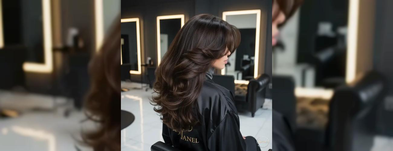 هیرکات لایه‌ای در مشهد جادوی حجم و فرم‌دهی مو در سالن تخصصی جانل