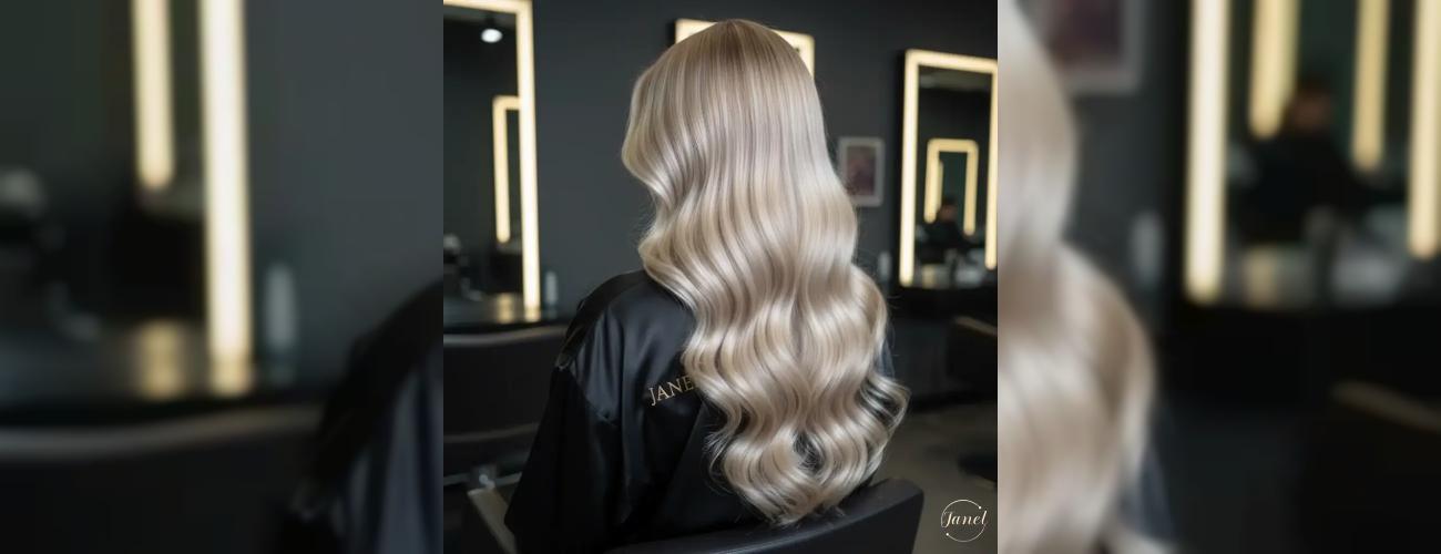 رنگ مو استخوانی درمشهد درخشش مرواریدی برای موهای دکلره شده