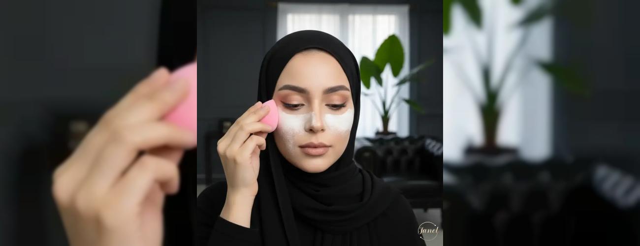 تکنیک «بیک کردن» (Baking) خداحافظی با چروک کانسیلر (کاربرد حرفه‌ای پودر فیکس در مشهد)